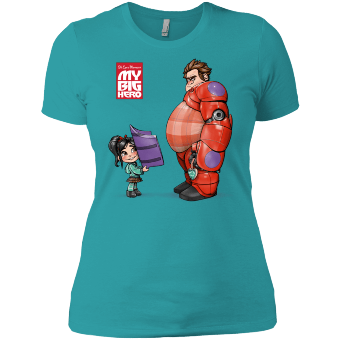 T-Shirts Tahiti Blue / X-Small My Big Hero Women's Premium T-Shirt