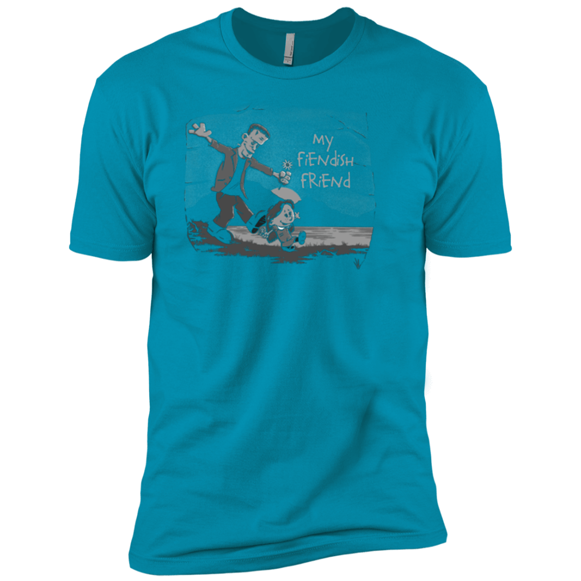 T-Shirts Turquoise / YXS My Fiendish Friend Boys Premium T-Shirt