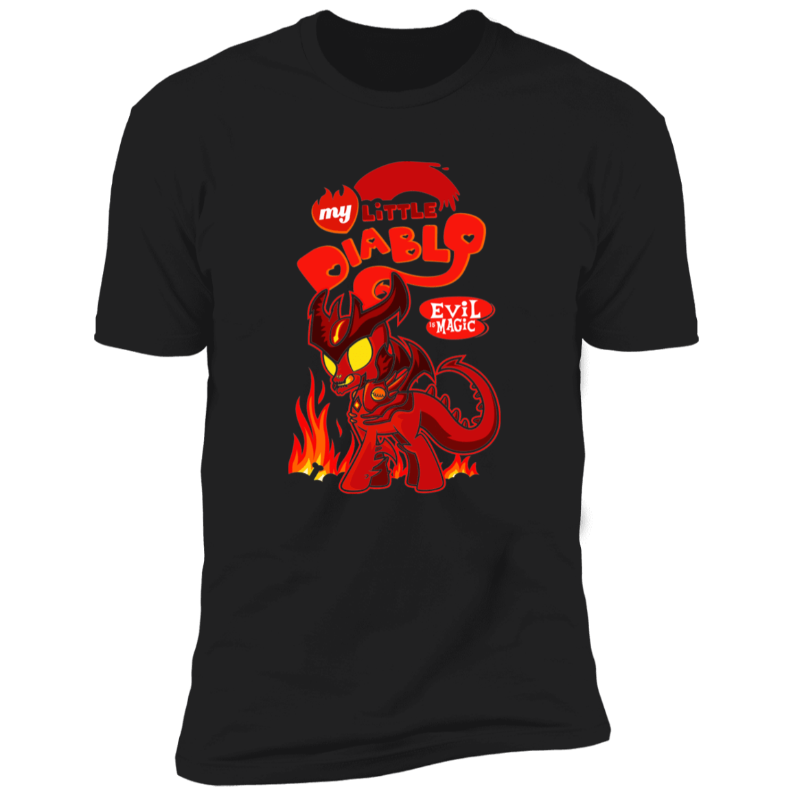 T-Shirts Black / X-Small My Little Diablo Men's Premium T-Shirt