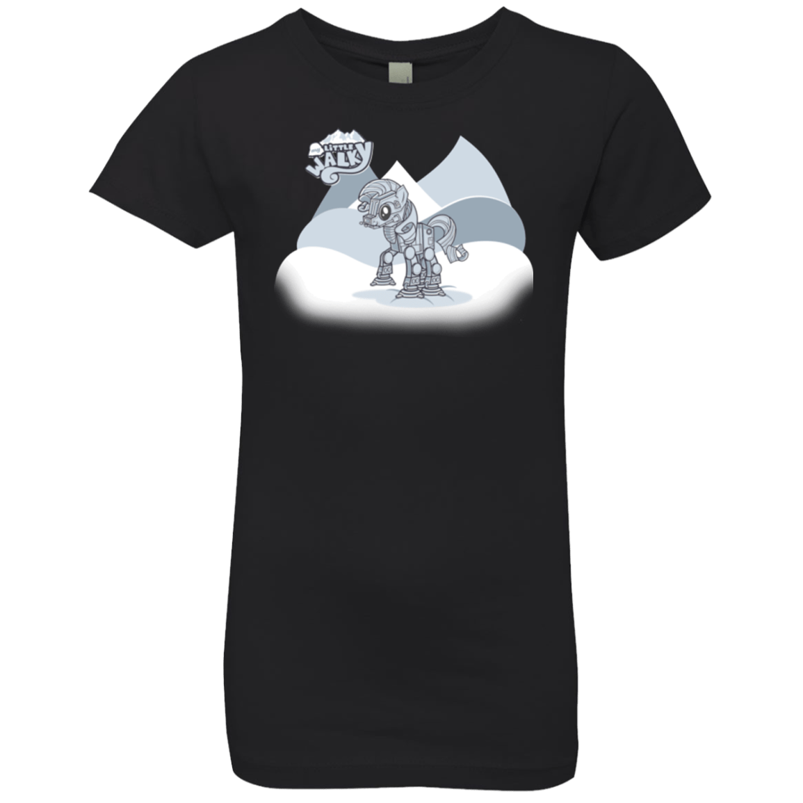 T-Shirts Black / YXS my little walky Girls Premium T-Shirt