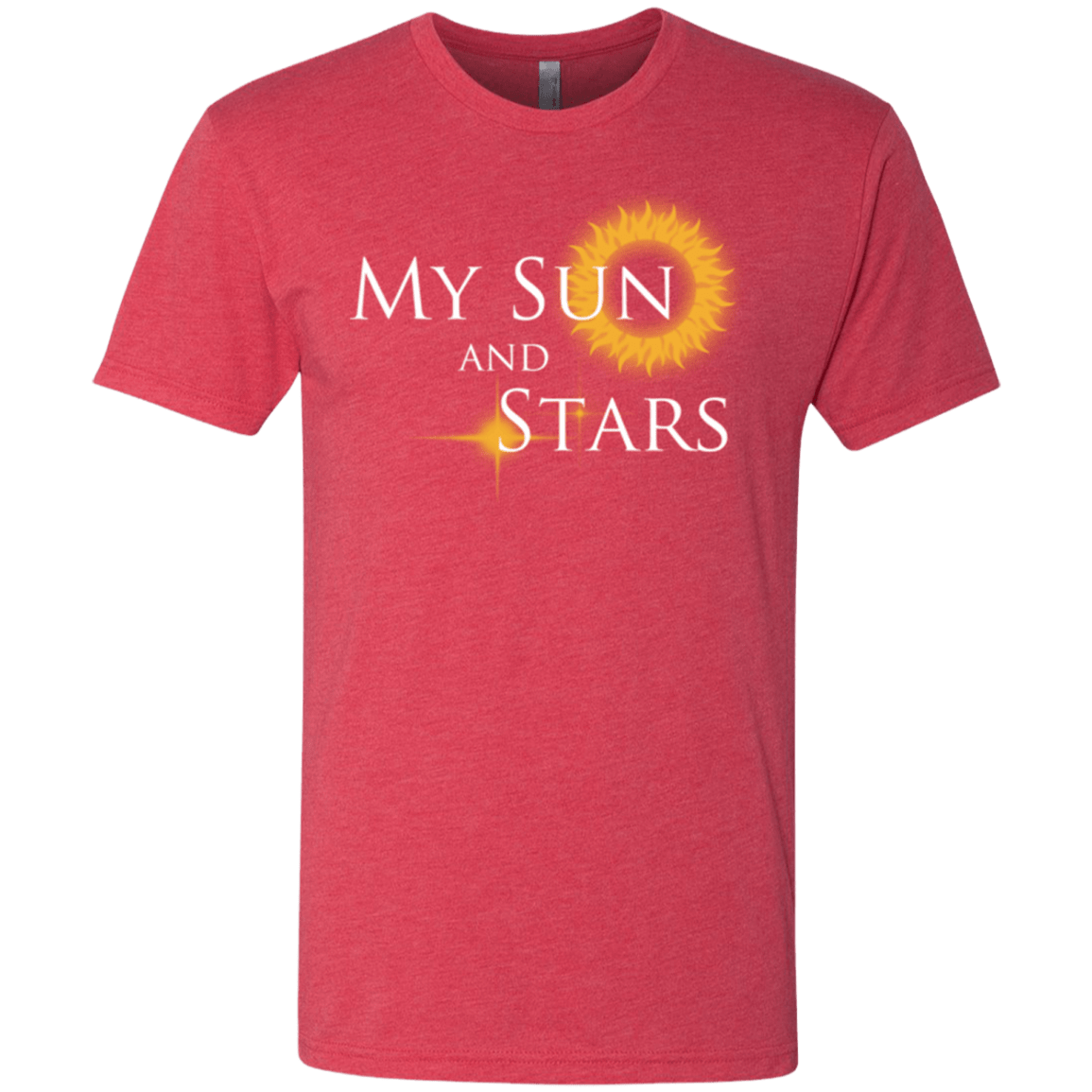 T-Shirts Vintage Red / Small My Sun And Stars Men's Triblend T-Shirt