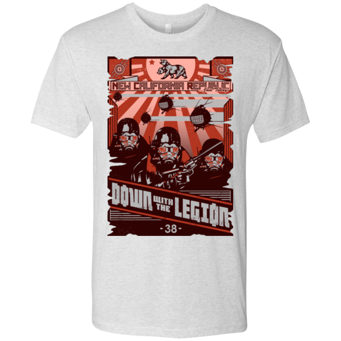 T-Shirts Heather White / Small NCR Needs You Men's Triblend T-Shirt