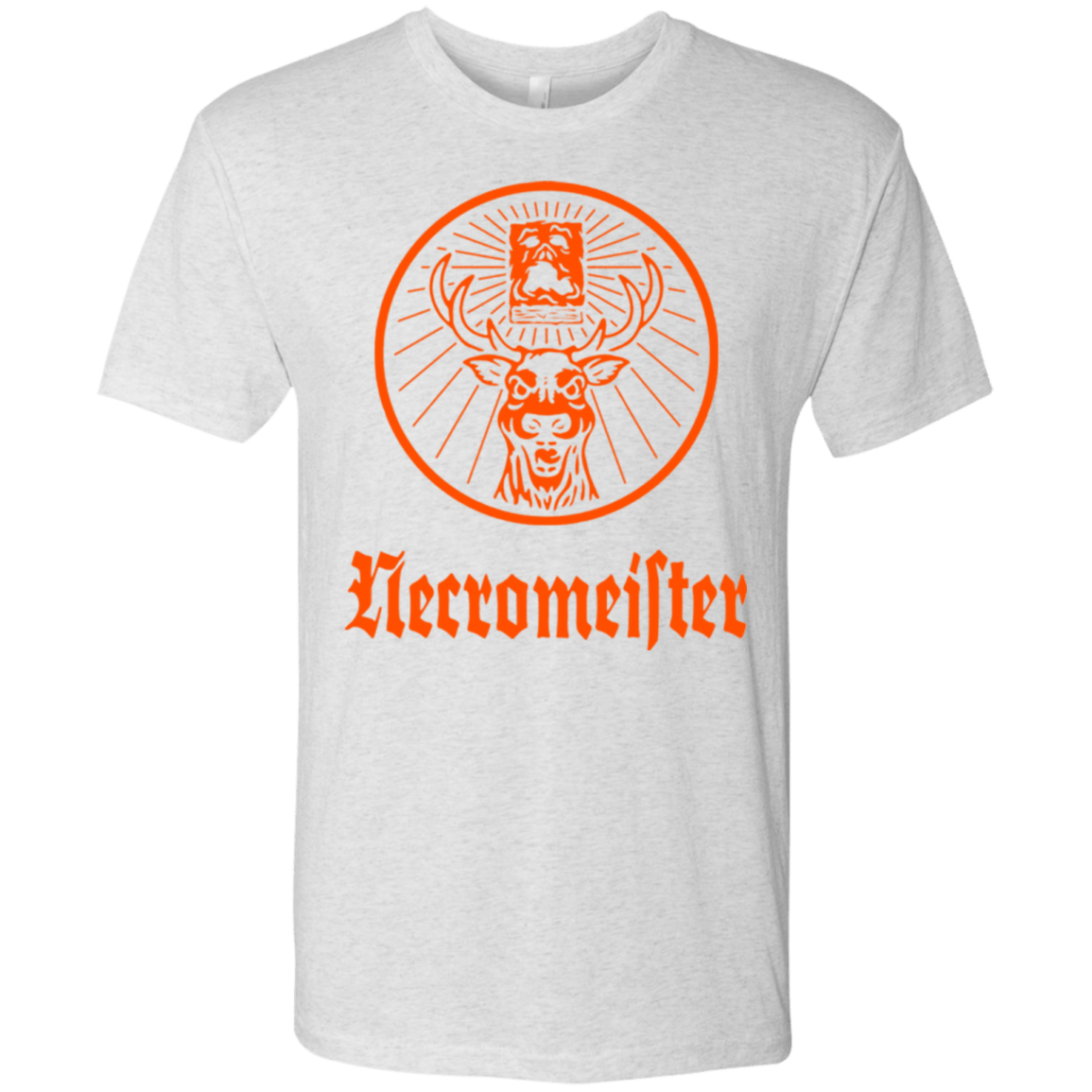 T-Shirts Heather White / Small NECROMEISTER Men's Triblend T-Shirt