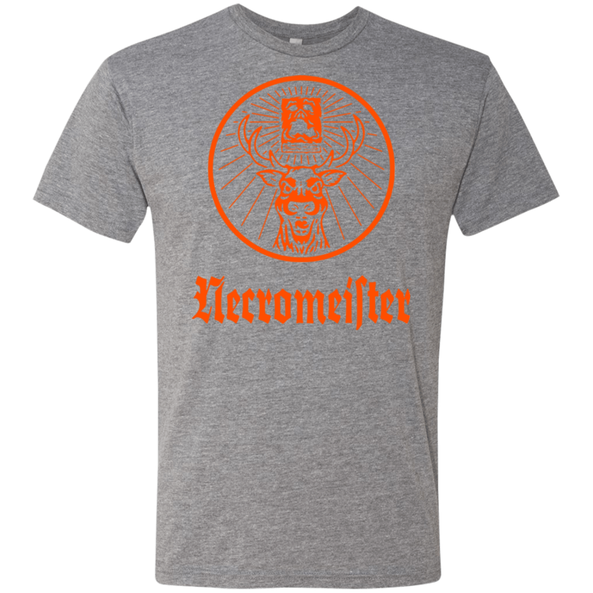 T-Shirts Premium Heather / Small NECROMEISTER Men's Triblend T-Shirt