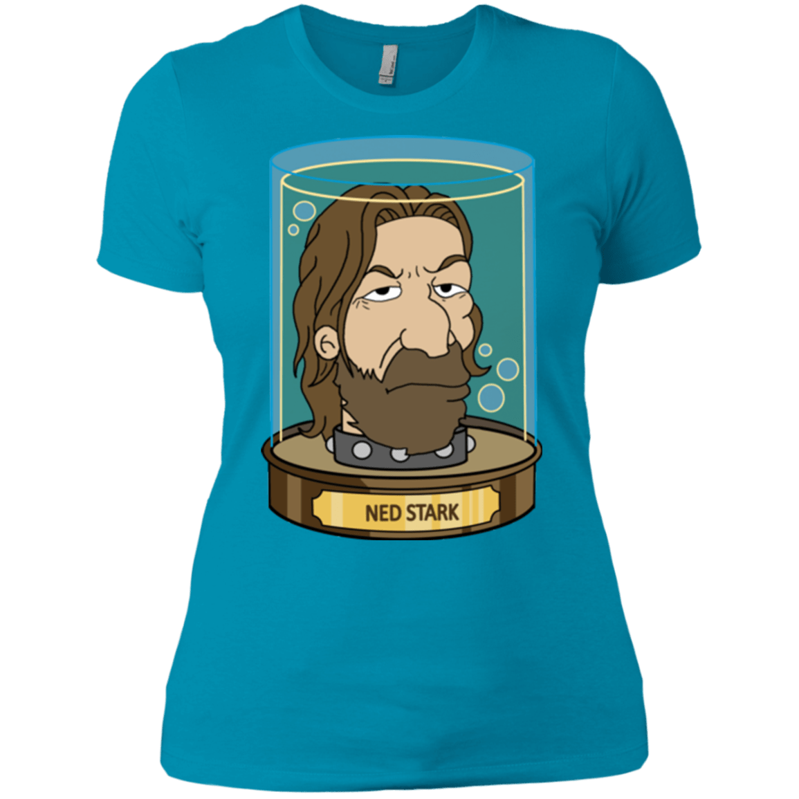 T-Shirts Turquoise / X-Small Ned Stark Head Women's Premium T-Shirt