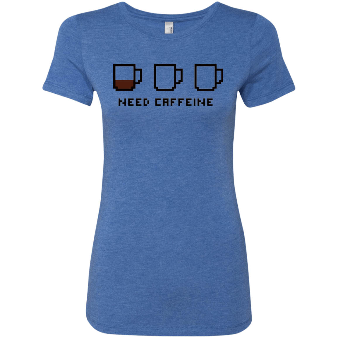 T-Shirts Vintage Royal / Small Need Caffeine Women's Triblend T-Shirt