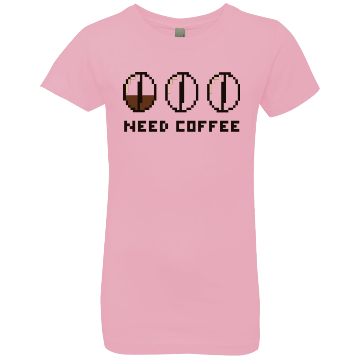 T-Shirts Light Pink / YXS Need Coffee Girls Premium T-Shirt