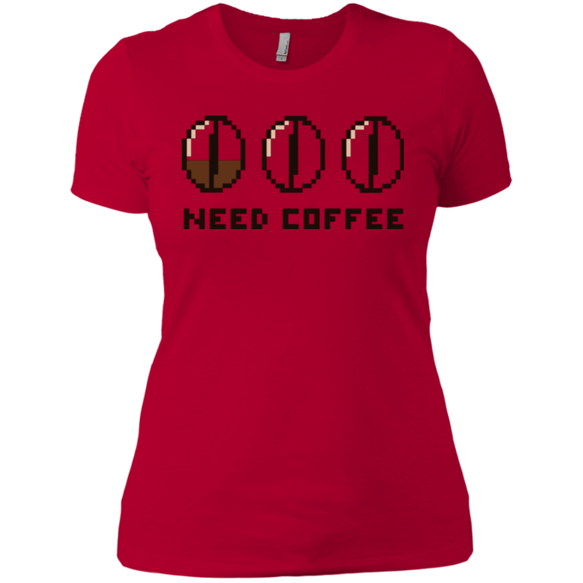 T-Shirts Red / X-Small Need Coffee Women's Premium T-Shirt