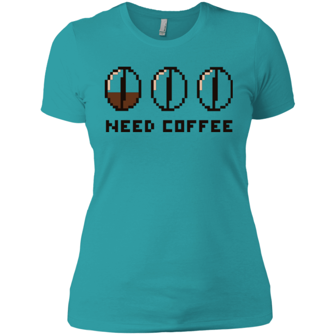T-Shirts Tahiti Blue / X-Small Need Coffee Women's Premium T-Shirt