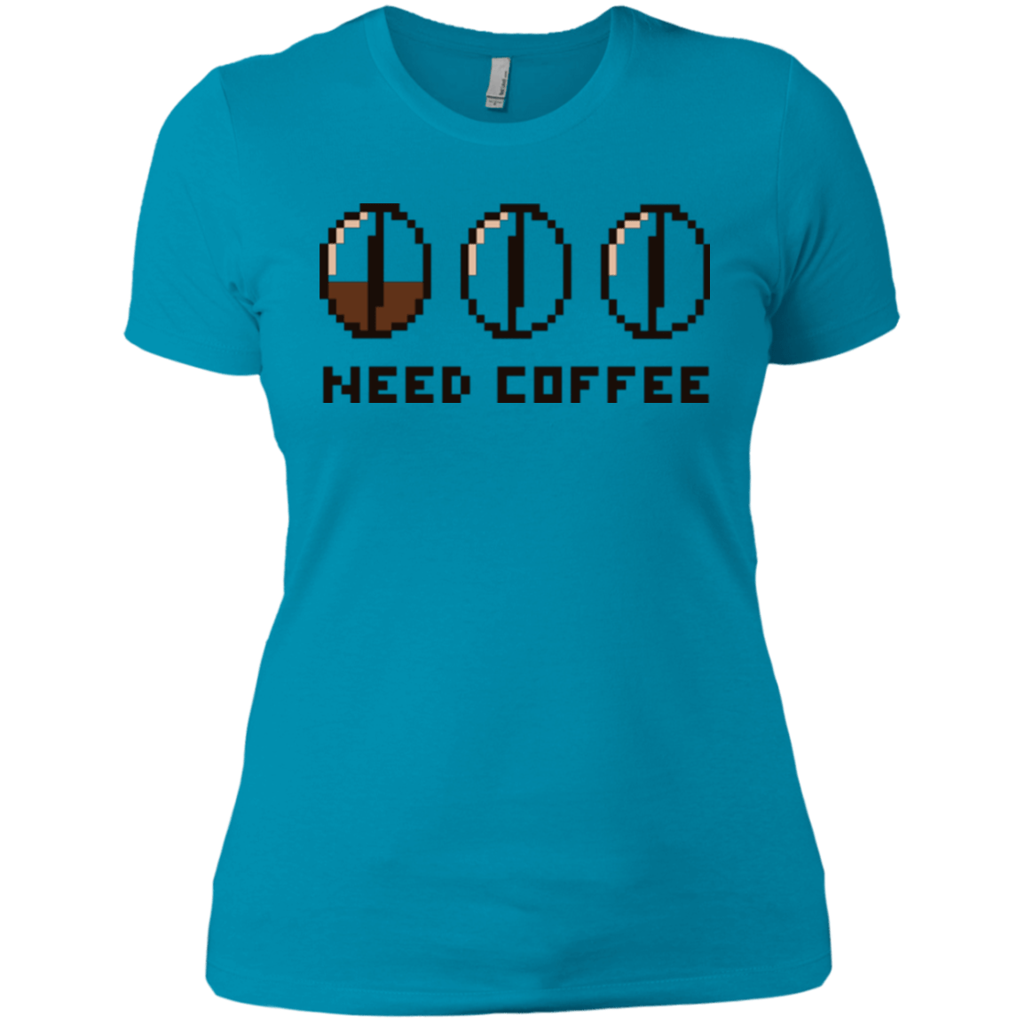 T-Shirts Turquoise / X-Small Need Coffee Women's Premium T-Shirt