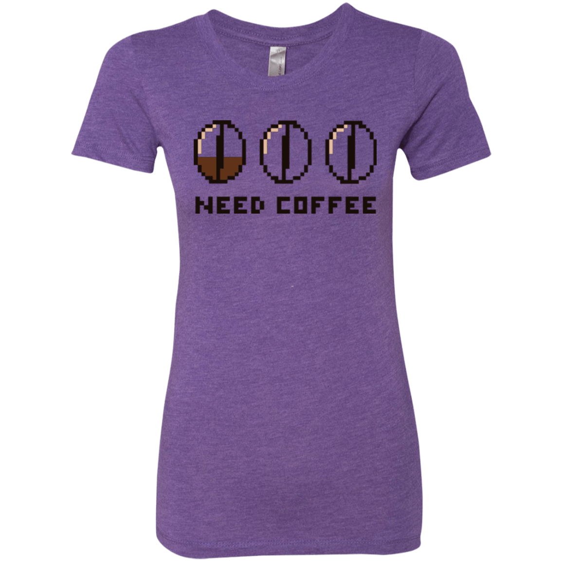 T-Shirts Purple Rush / Small Need Coffee Women's Triblend T-Shirt