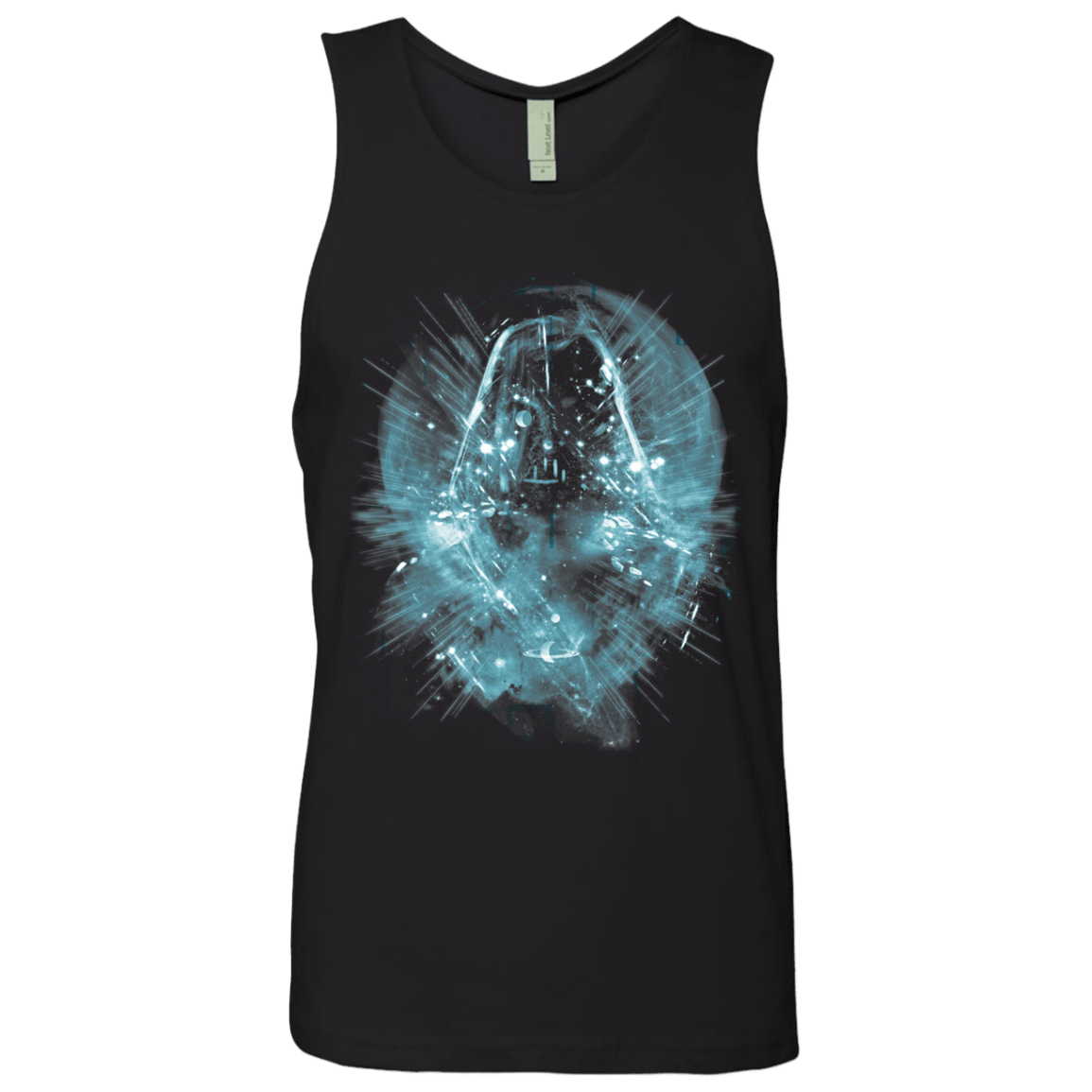 T-Shirts Black / Small Nefarious Nebula blue ink Men's Premium Tank Top