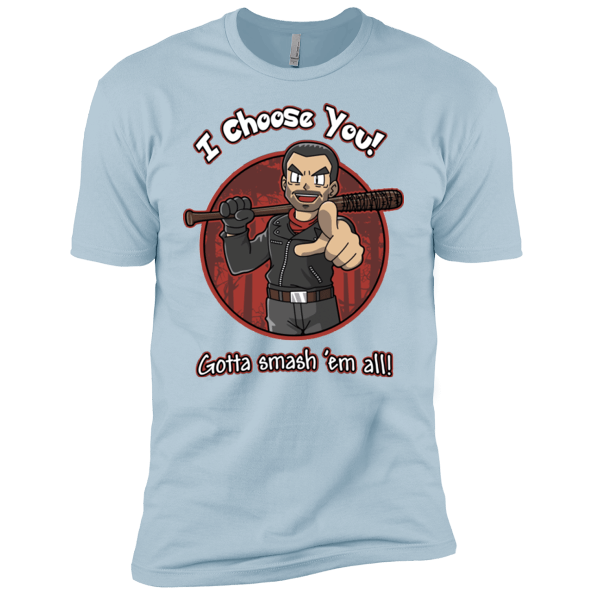 T-Shirts Light Blue / YXS Negan Chooses You Boys Premium T-Shirt