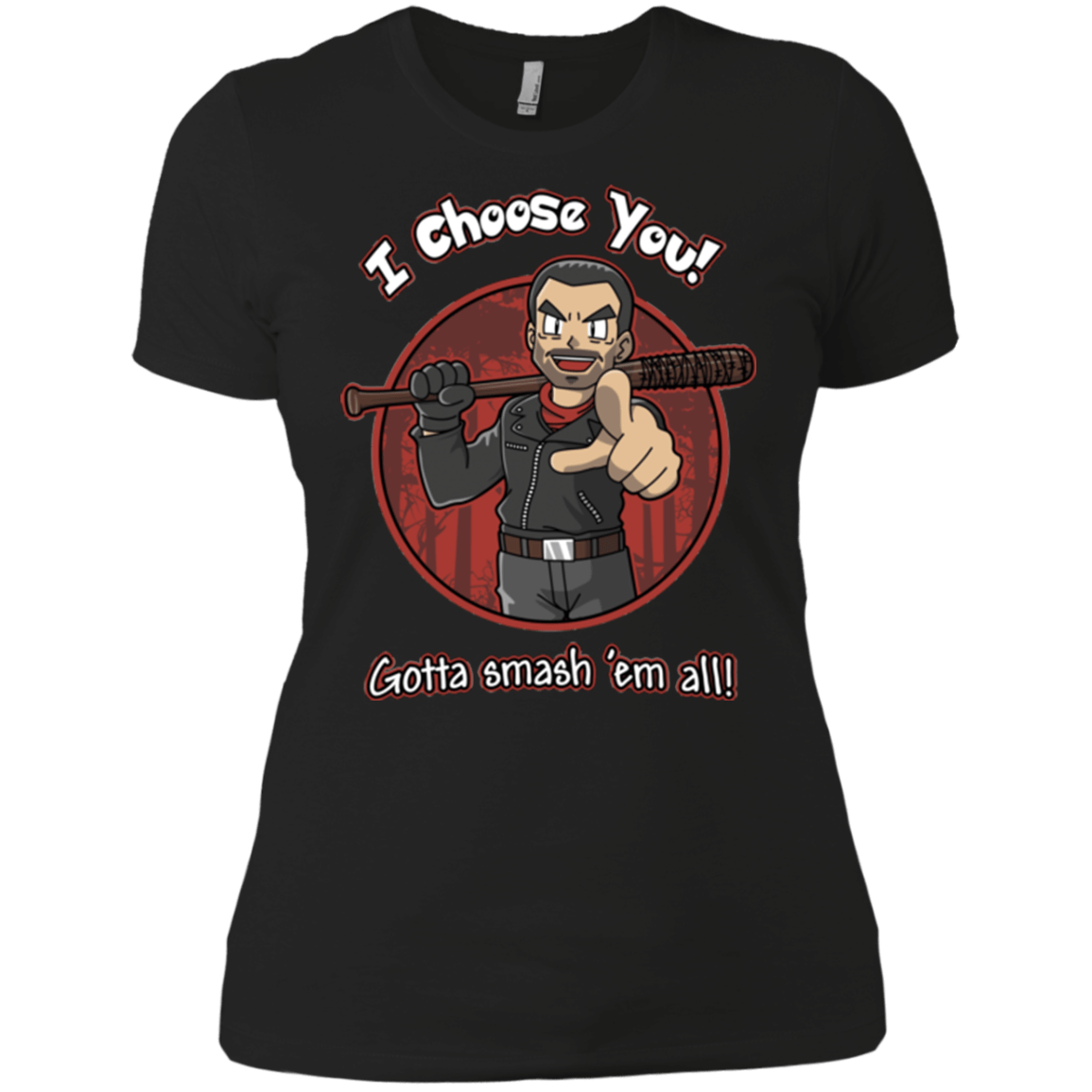 T-Shirts Black / X-Small Negan Chooses You Women's Premium T-Shirt