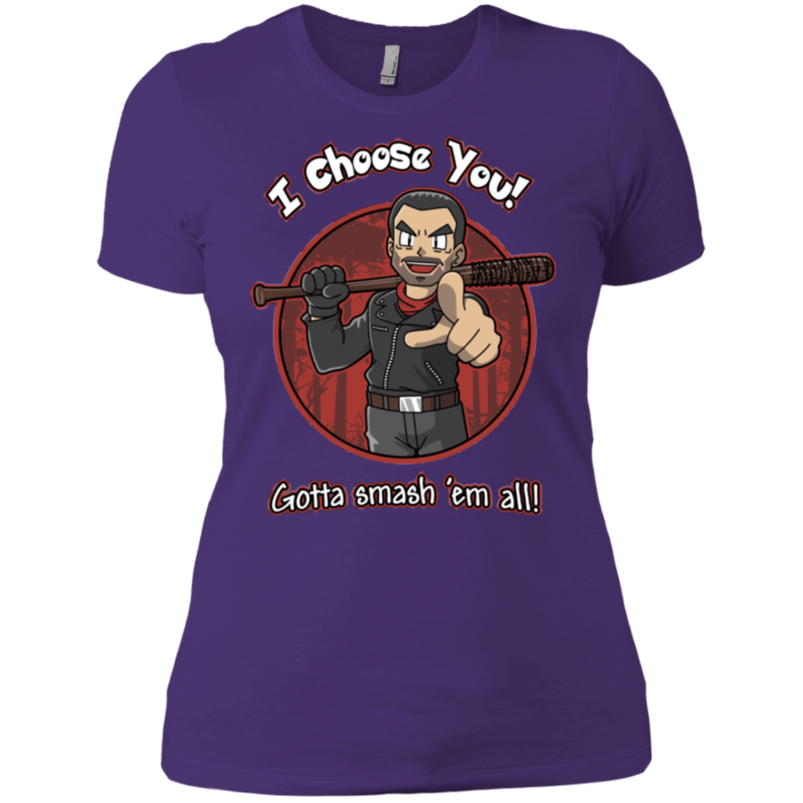T-Shirts Purple / X-Small Negan Chooses You Women's Premium T-Shirt