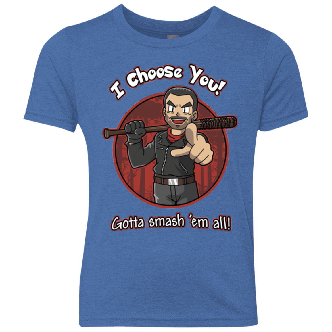 T-Shirts Vintage Royal / YXS Negan Chooses You Youth Triblend T-Shirt