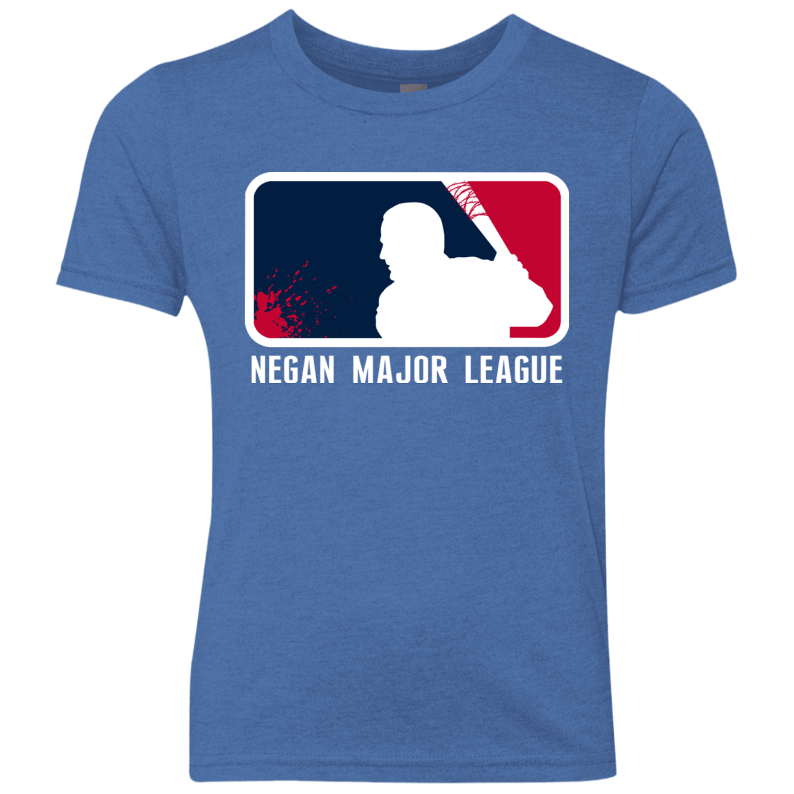 T-Shirts Vintage Royal / YXS Negan Mayor League Youth Triblend T-Shirt