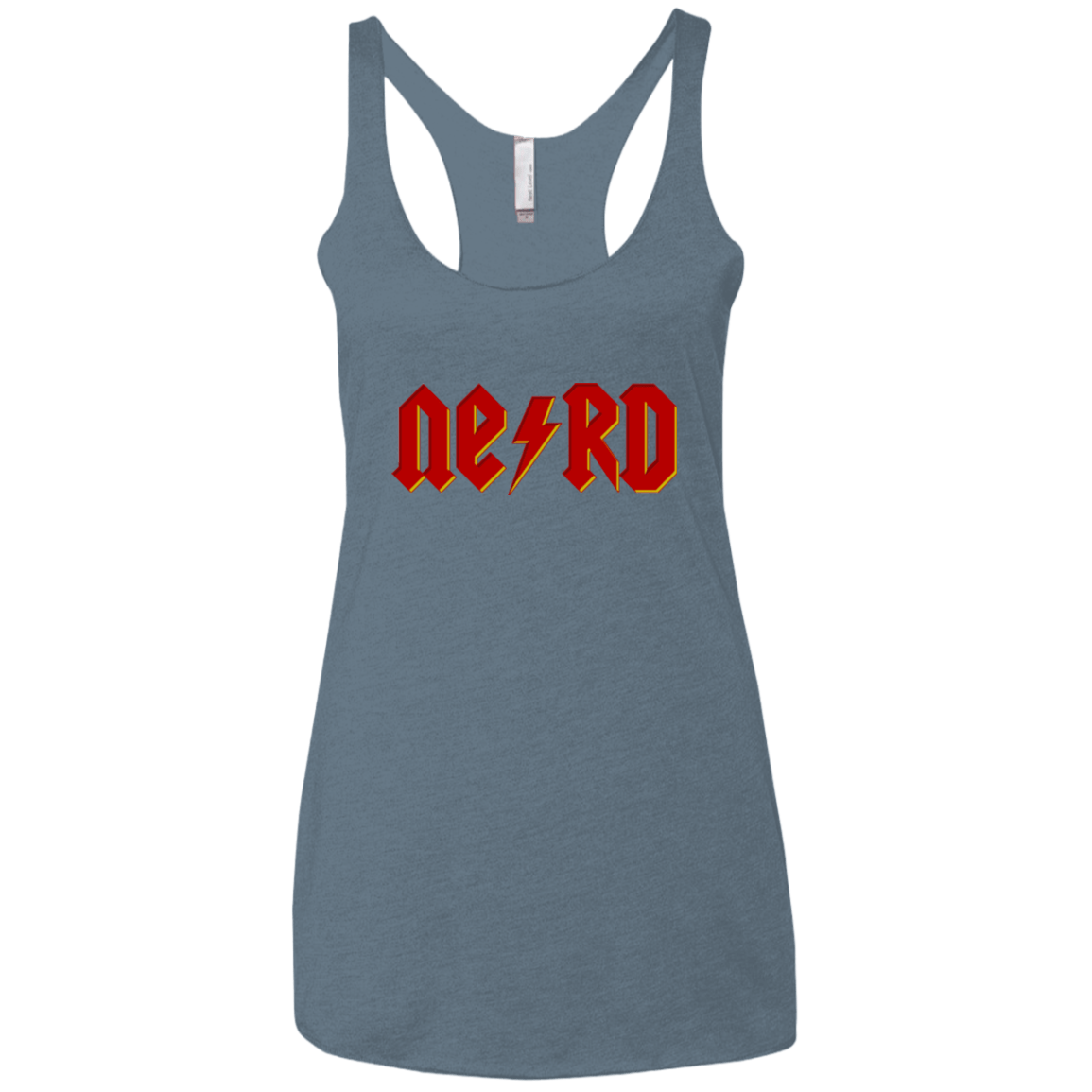 T-Shirts Indigo / X-Small NERD Women's Triblend Racerback Tank