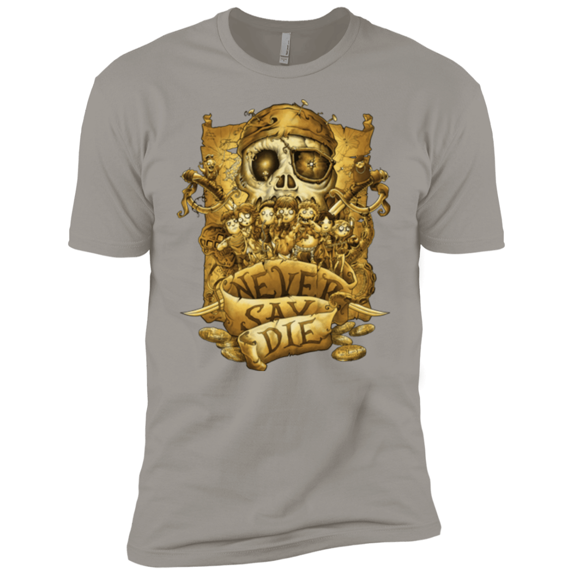 T-Shirts Light Grey / YXS Never Say Die Boys Premium T-Shirt