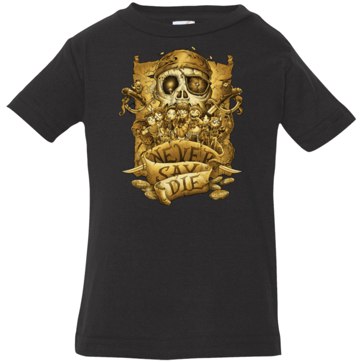 T-Shirts Black / 6 Months Never Say Die Infant PremiumT-Shirt