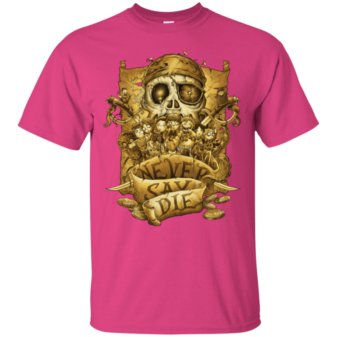 T-Shirts Heliconia / Small Never Say Die T-Shirt