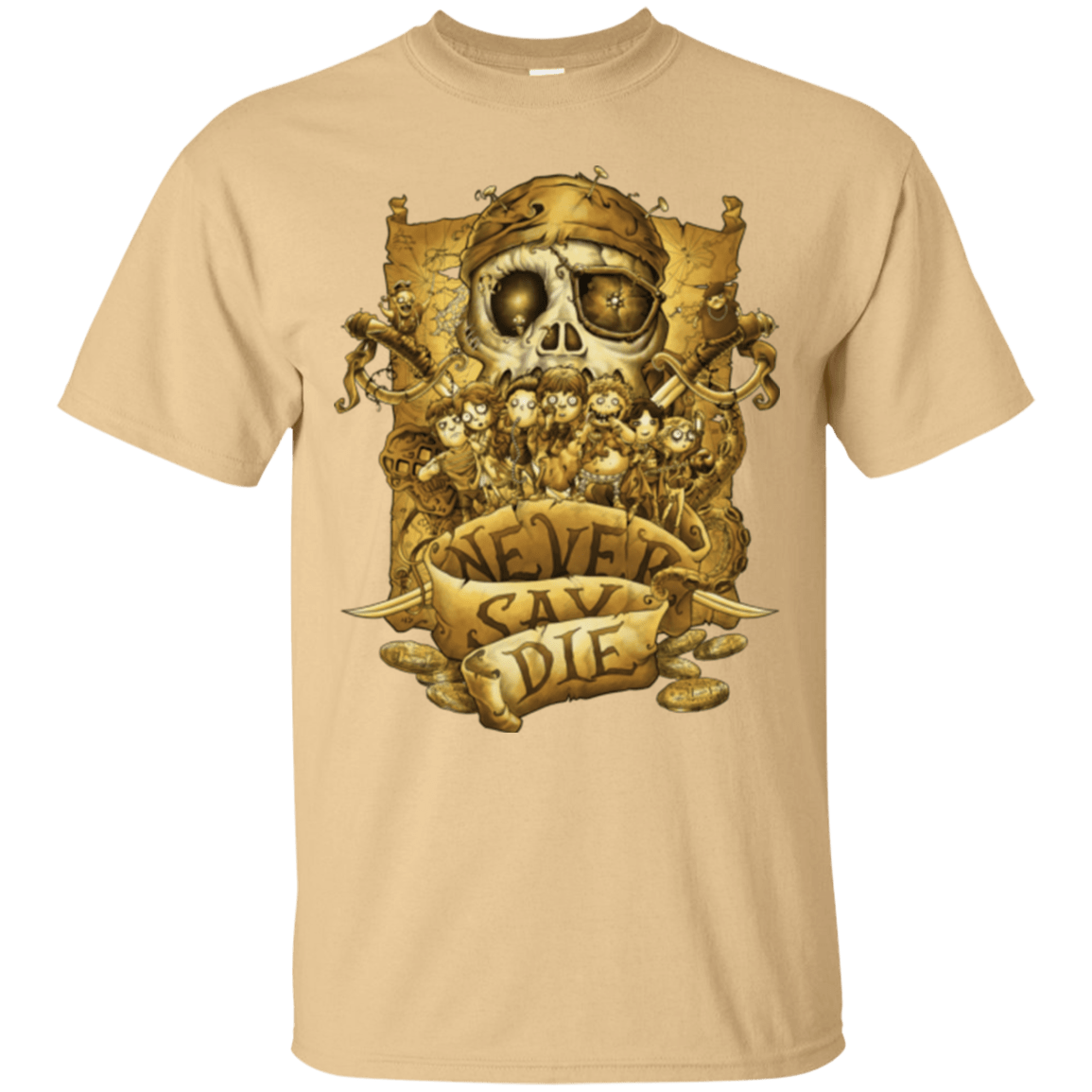 T-Shirts Vegas Gold / Small Never Say Die T-Shirt