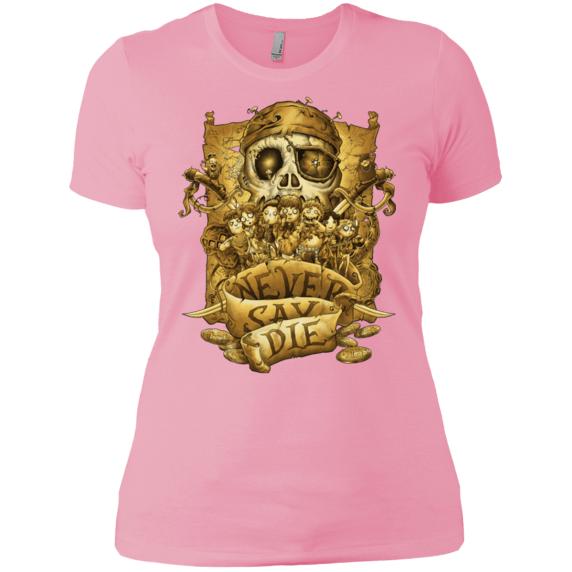 T-Shirts Light Pink / X-Small Never Say Die Women's Premium T-Shirt