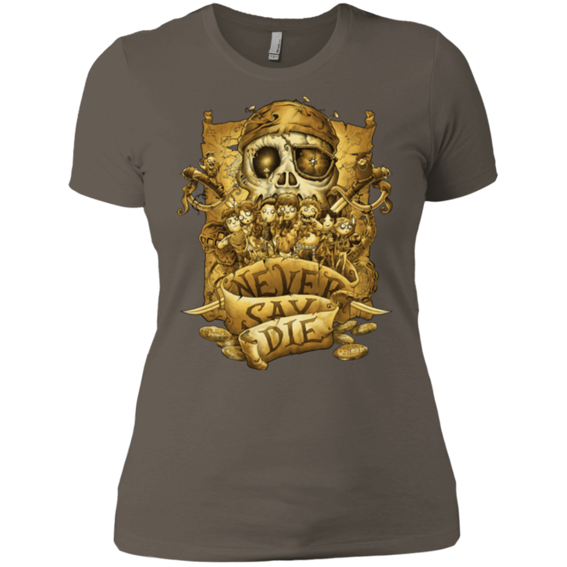 T-Shirts Warm Grey / X-Small Never Say Die Women's Premium T-Shirt