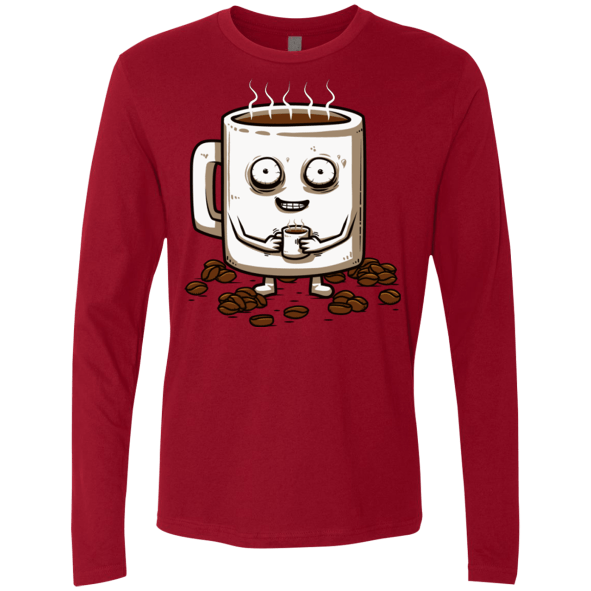 T-Shirts Cardinal / Small Never tired Men's Premium Long Sleeve