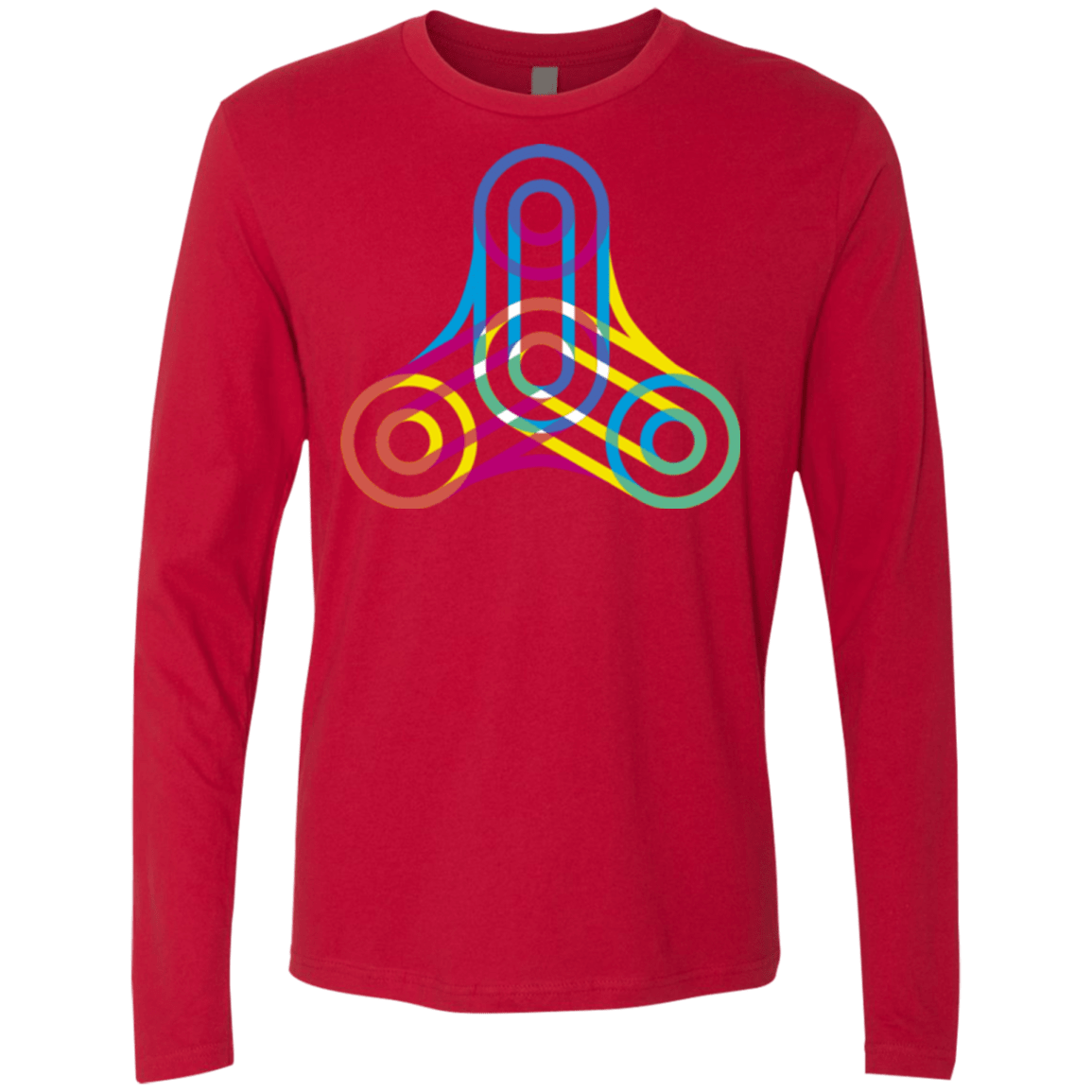 T-Shirts Red / Small Never Win Men's Premium Long Sleeve