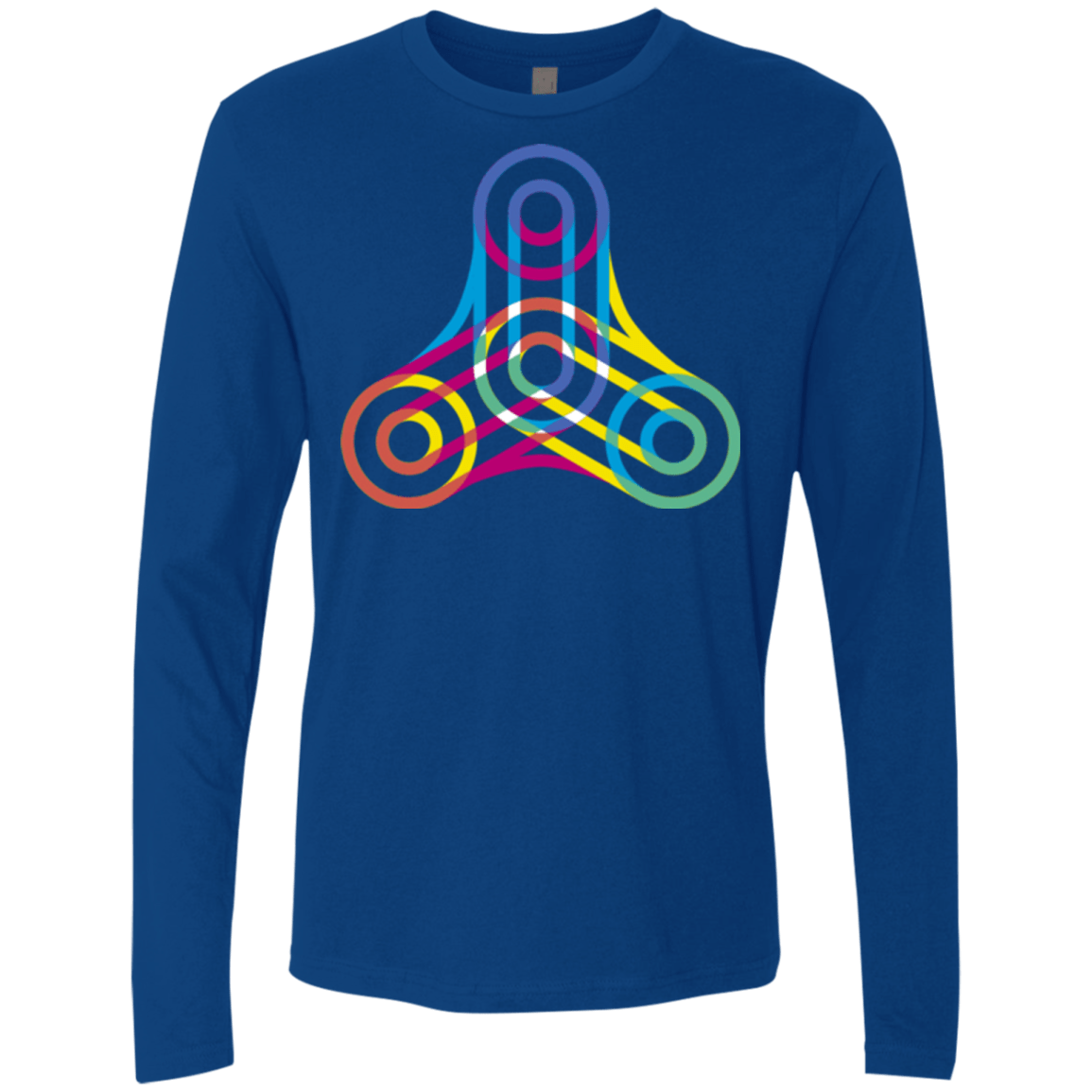 T-Shirts Royal / Small Never Win Men's Premium Long Sleeve