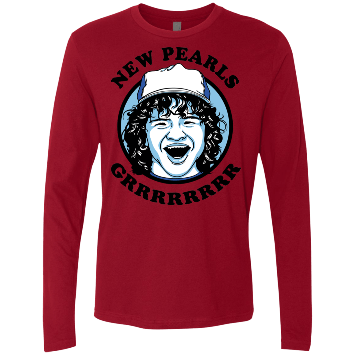 T-Shirts Cardinal / S New Pearls Men's Premium Long Sleeve