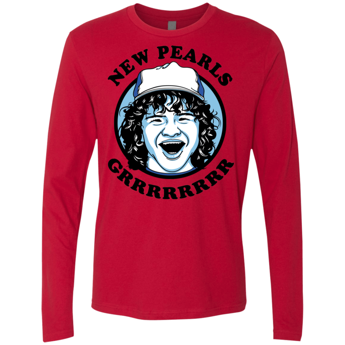 T-Shirts Red / S New Pearls Men's Premium Long Sleeve