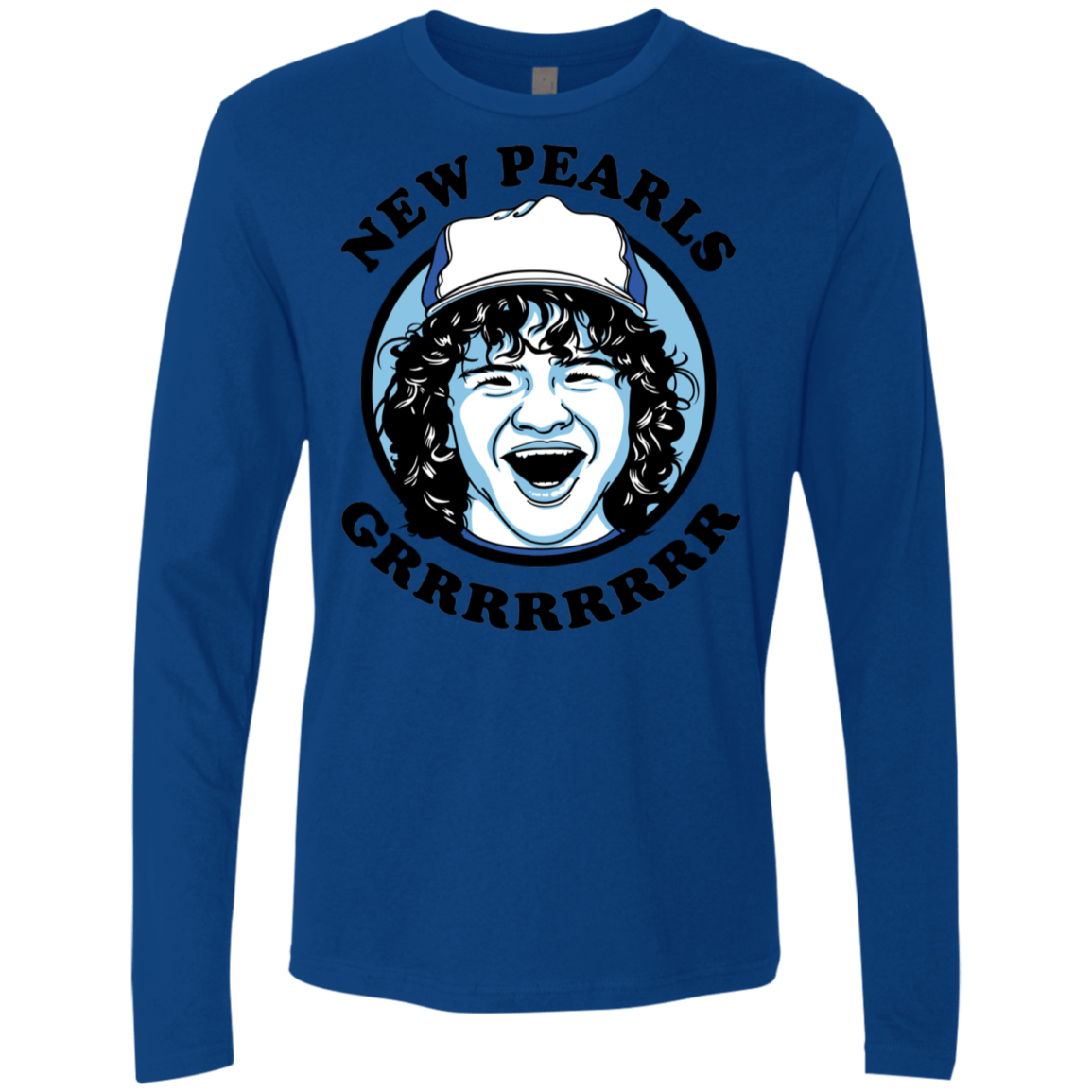 T-Shirts Royal / S New Pearls Men's Premium Long Sleeve