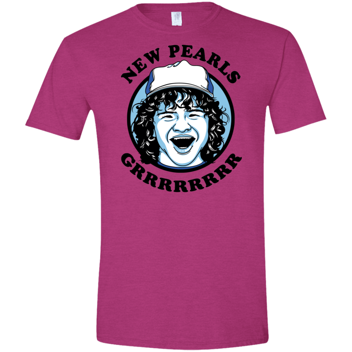 T-Shirts Antique Heliconia / S New Pearls Men's Semi-Fitted Softstyle