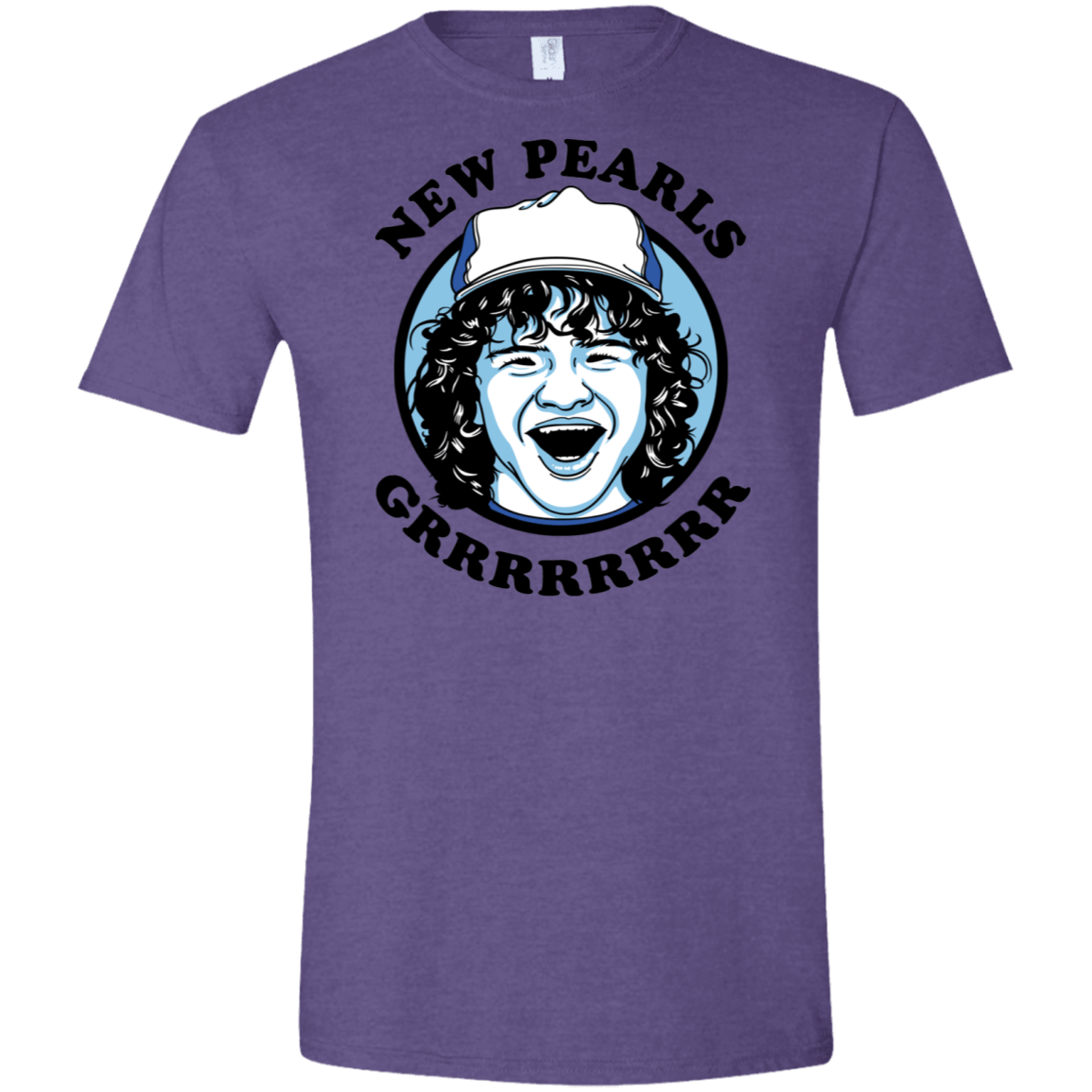 T-Shirts Heather Purple / S New Pearls Men's Semi-Fitted Softstyle