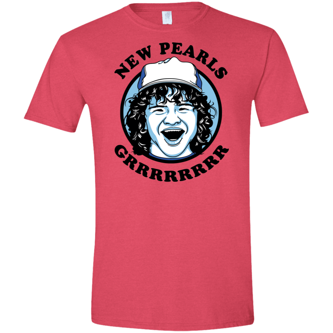 T-Shirts Heather Red / S New Pearls Men's Semi-Fitted Softstyle