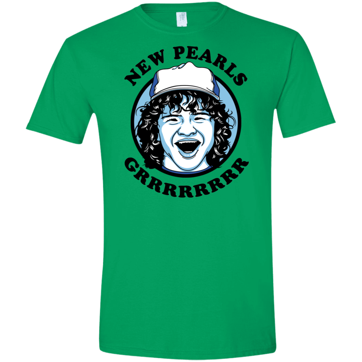 T-Shirts Irish Green / S New Pearls Men's Semi-Fitted Softstyle