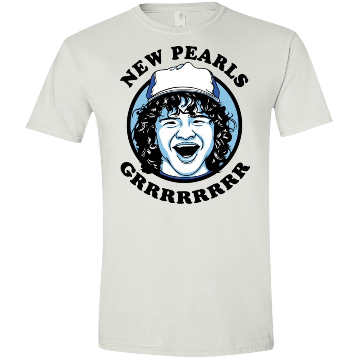 T-Shirts White / X-Small New Pearls Men's Semi-Fitted Softstyle