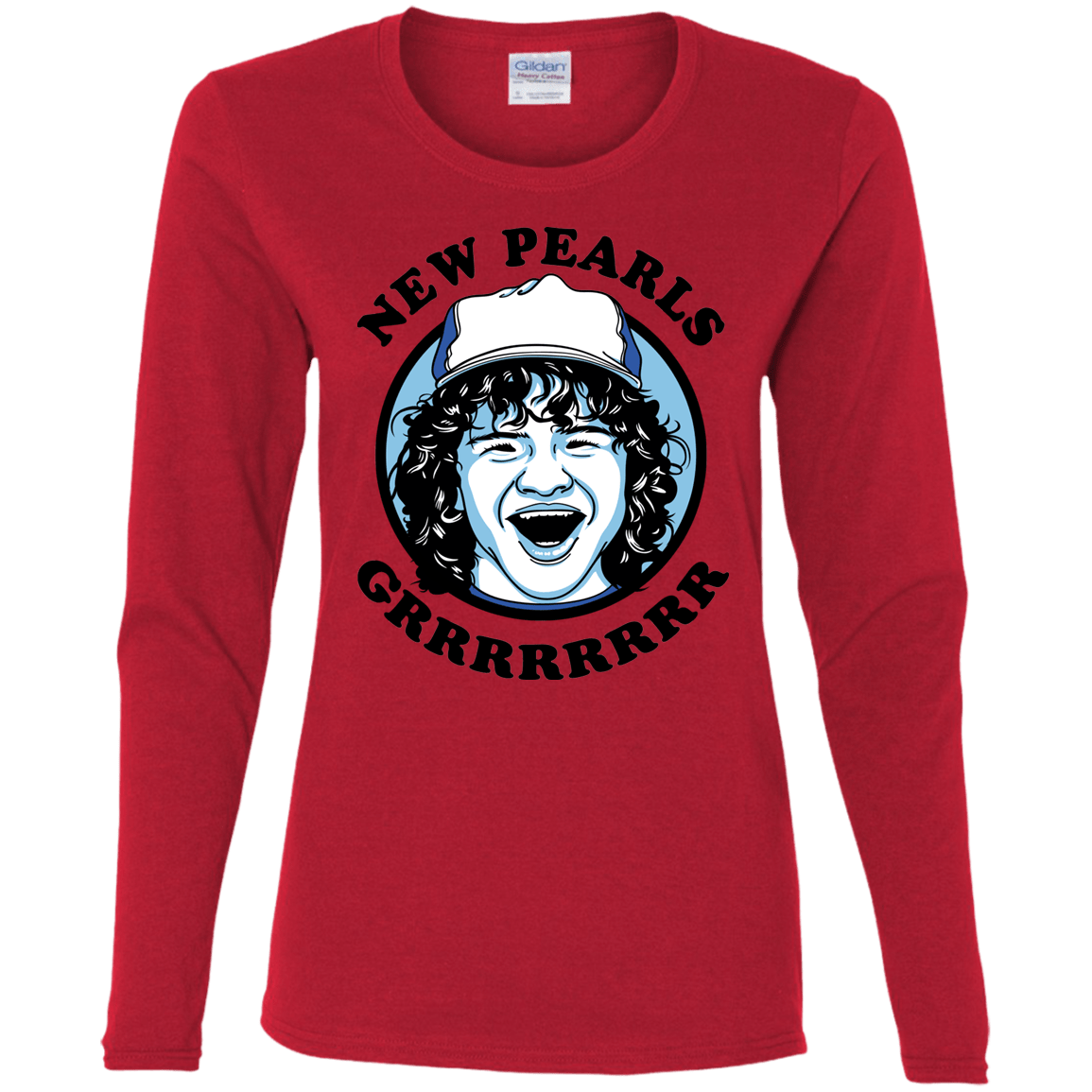 T-Shirts Red / S New Pearls Women's Long Sleeve T-Shirt