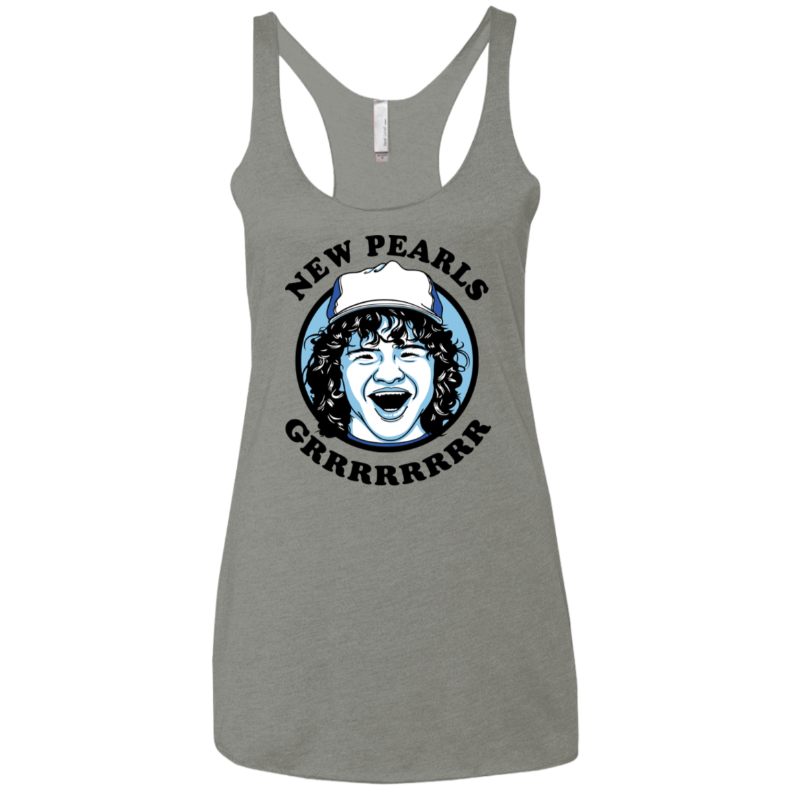 T-Shirts Venetian Grey / X-Small New Pearls Women's Triblend Racerback Tank