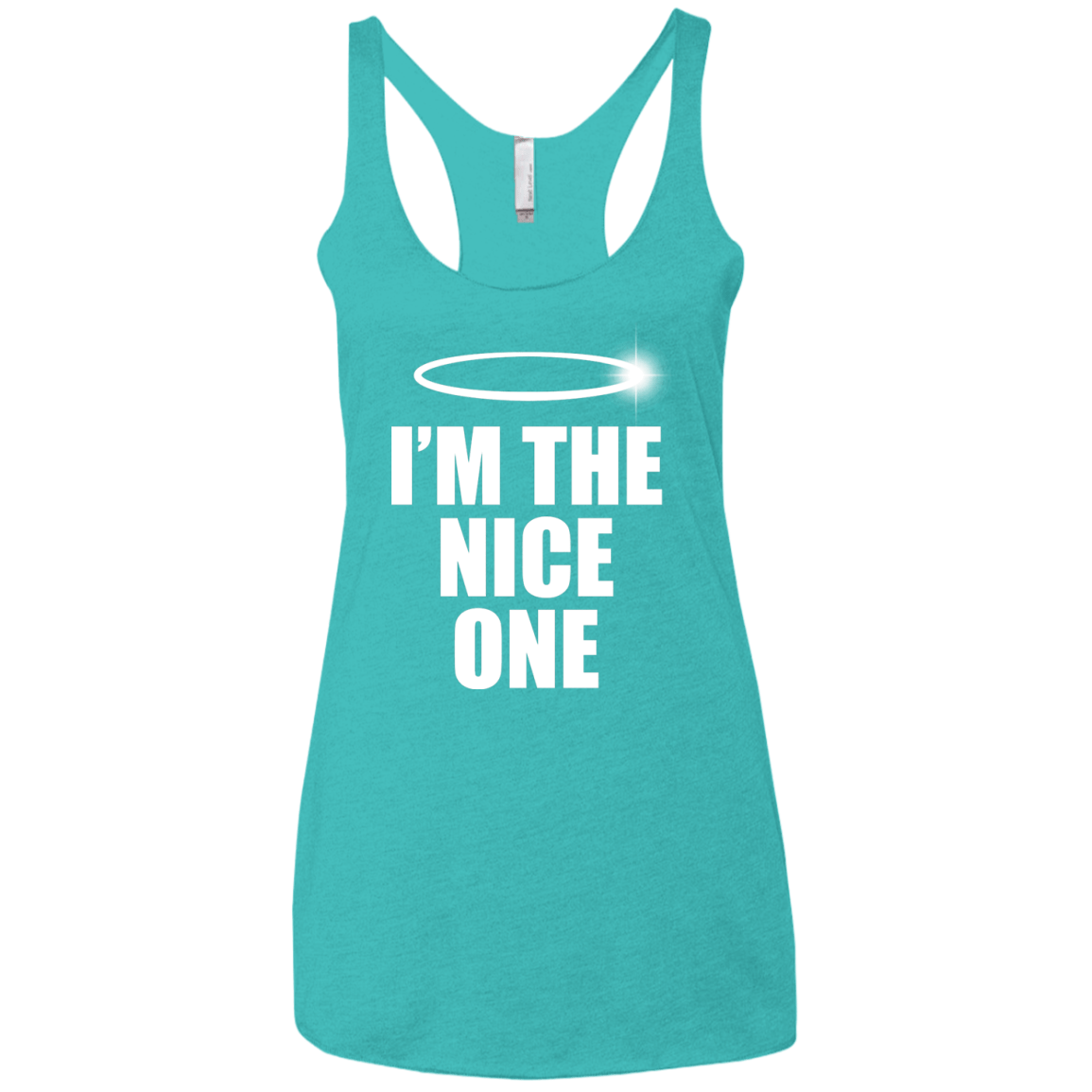 T-Shirts Tahiti Blue / X-Small Nice One Women's Triblend Racerback Tank