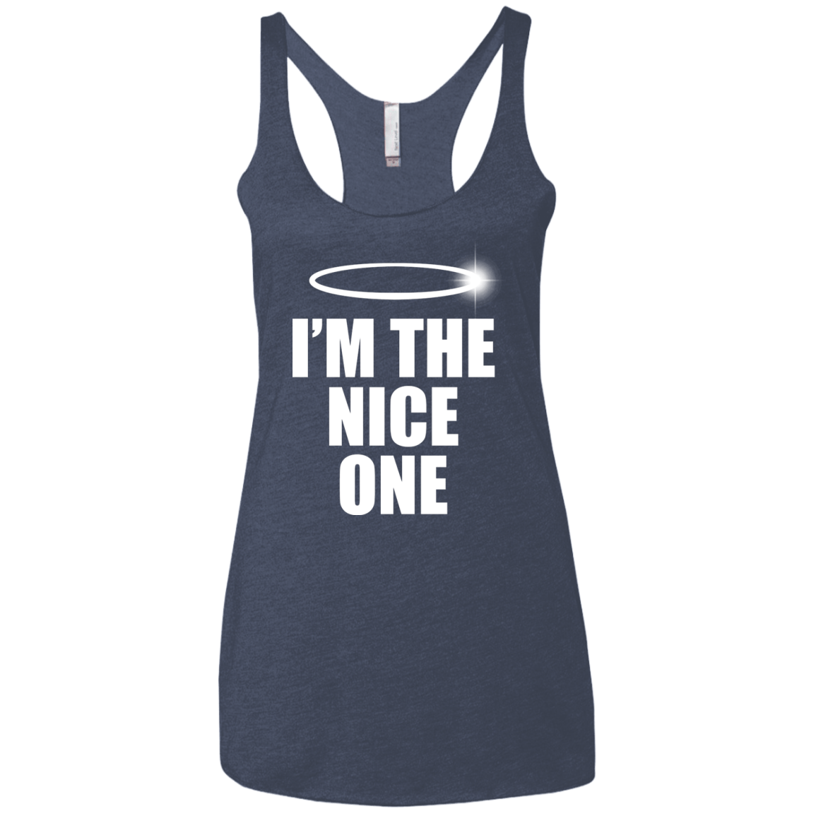 T-Shirts Vintage Navy / X-Small Nice One Women's Triblend Racerback Tank