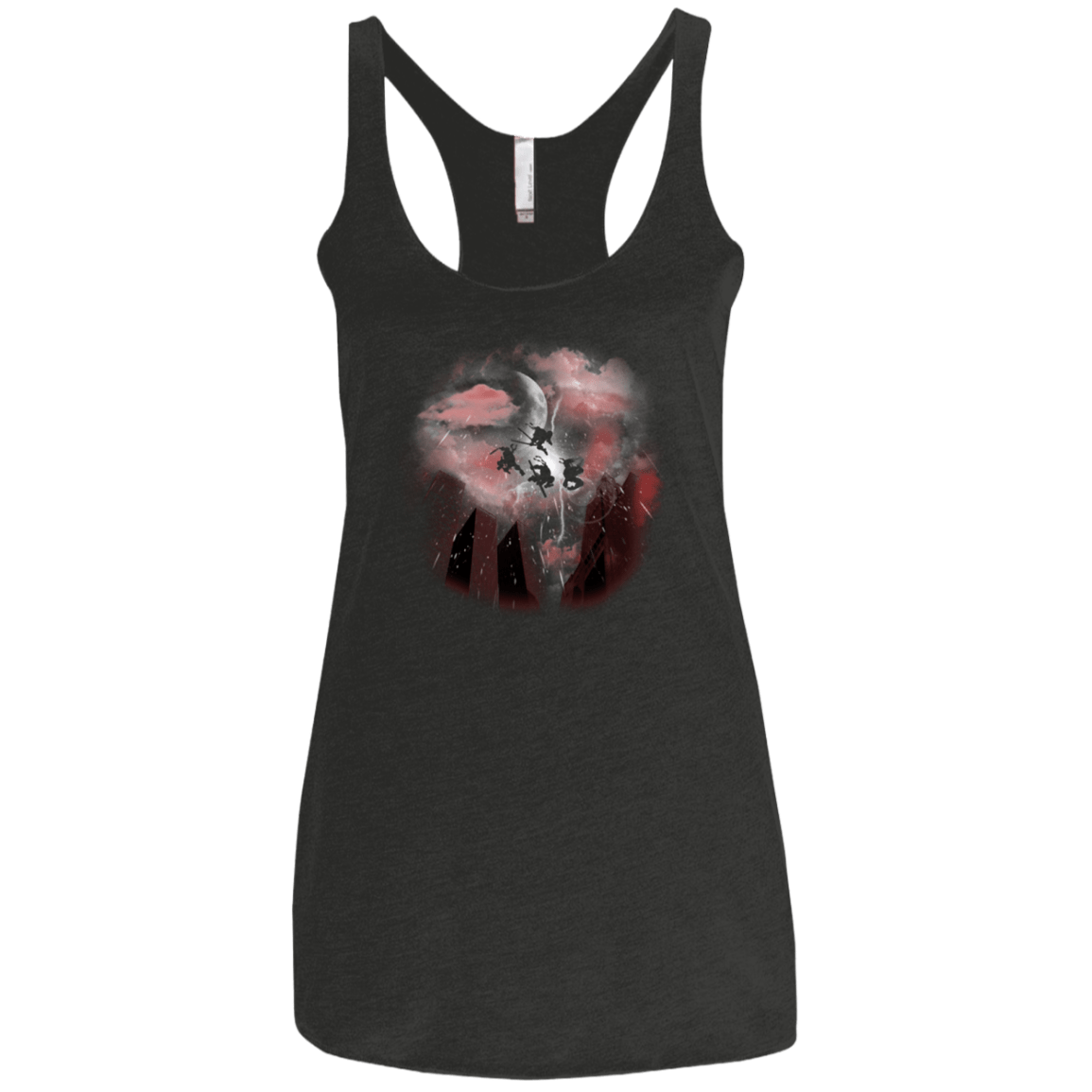 T-Shirts Vintage Black / X-Small Night of the turtles Women's Triblend Racerback Tank