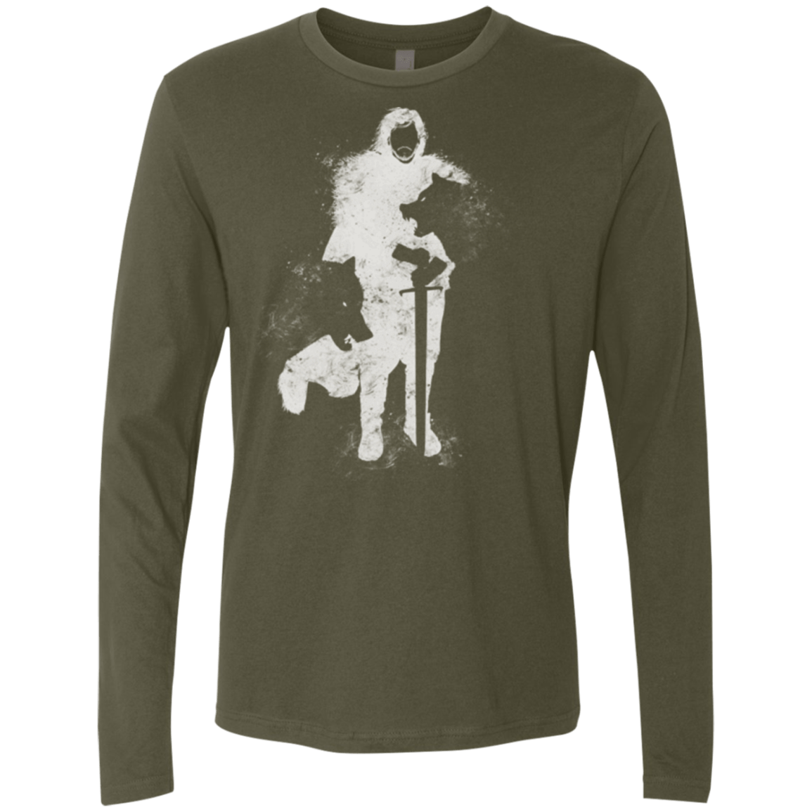 T-Shirts Military Green / Small Night's watch Men's Premium Long Sleeve