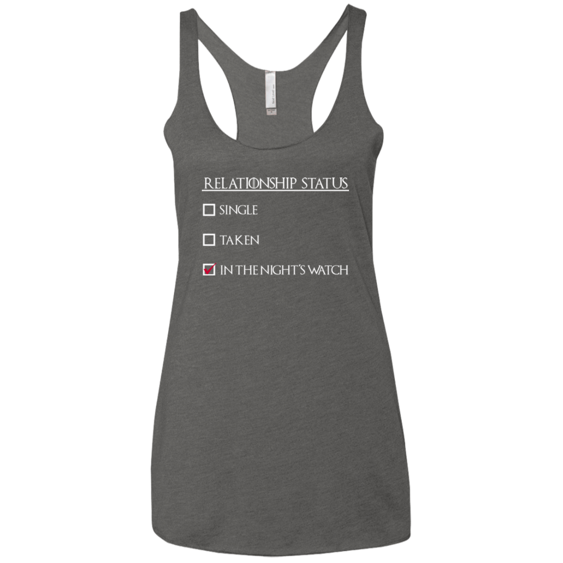 T-Shirts Premium Heather / X-Small Night watchs Women's Triblend Racerback Tank