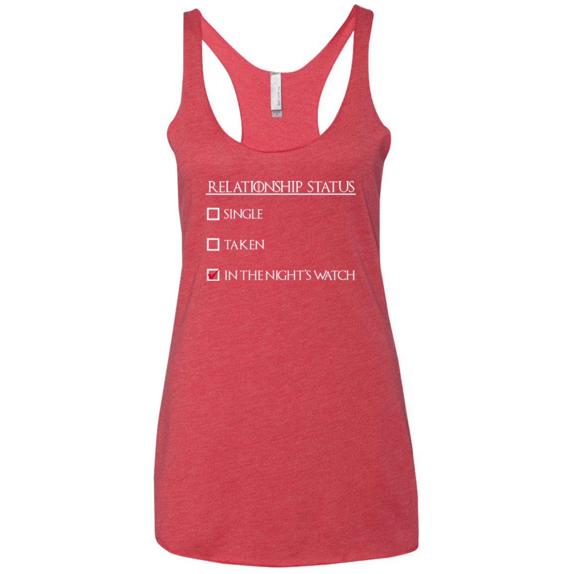 T-Shirts Vintage Red / X-Small Night watchs Women's Triblend Racerback Tank