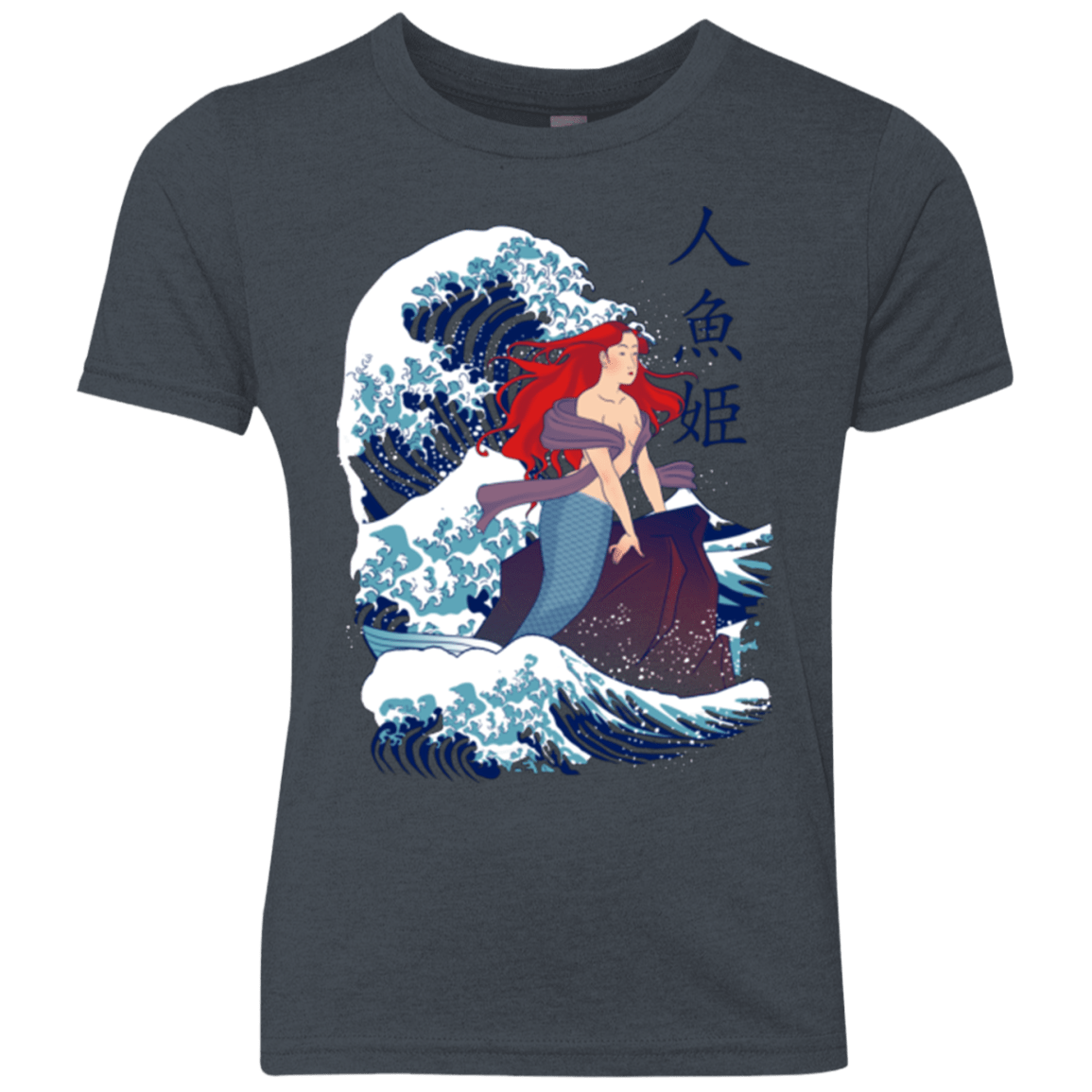 T-Shirts Vintage Navy / YXS Ningyo Hime Youth Triblend T-Shirt