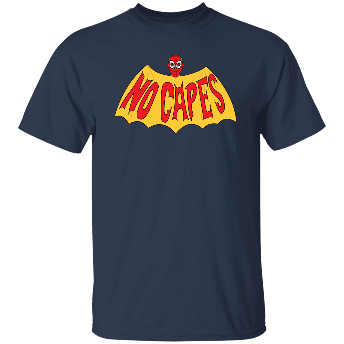 T-Shirts Navy / S No Capes T-Shirt