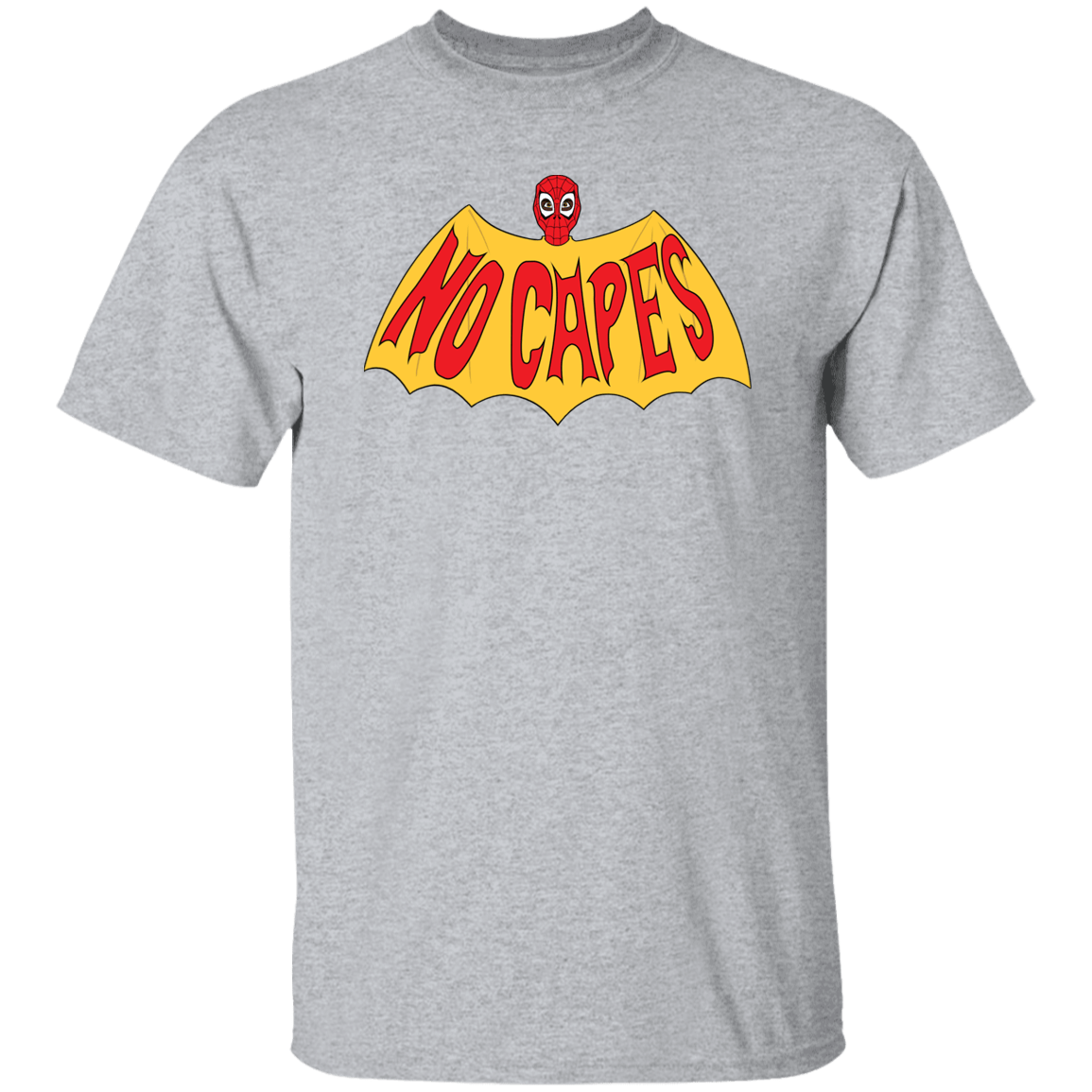 T-Shirts Sport Grey / S No Capes T-Shirt